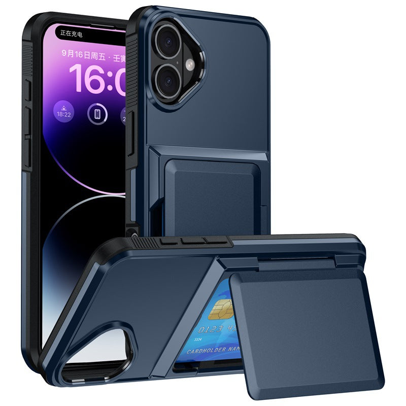 New Card Holder Phone Case for iPhone 16/16 Pro/16 Plus/16 Pro Max