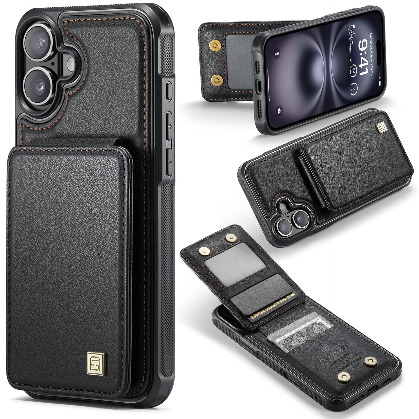 New RFID Blocking Card Holder Phone Case for iPhone Air/17/17 Pro/17 Pro Max