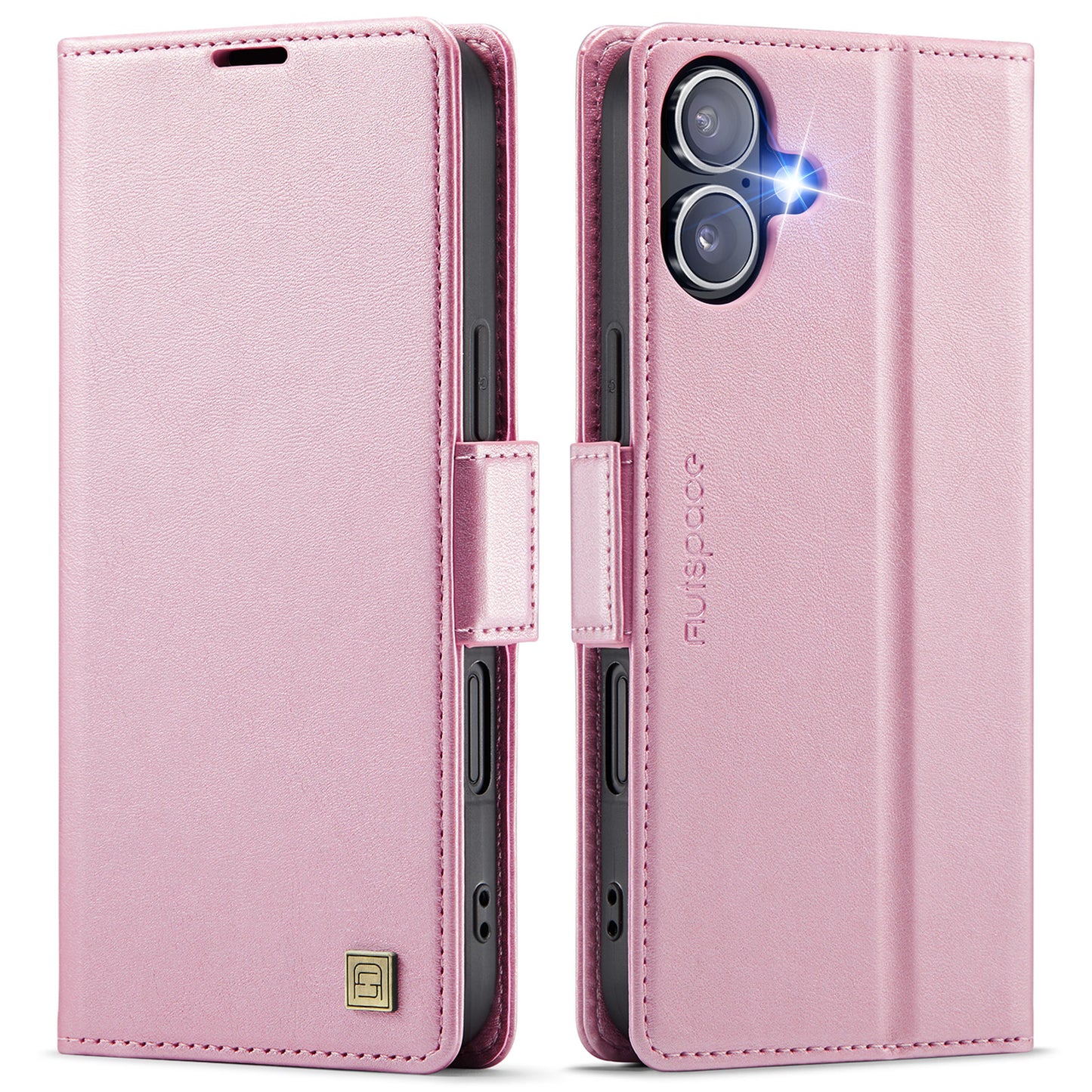 New Card Holder Leather Phone Case for iPhone 16