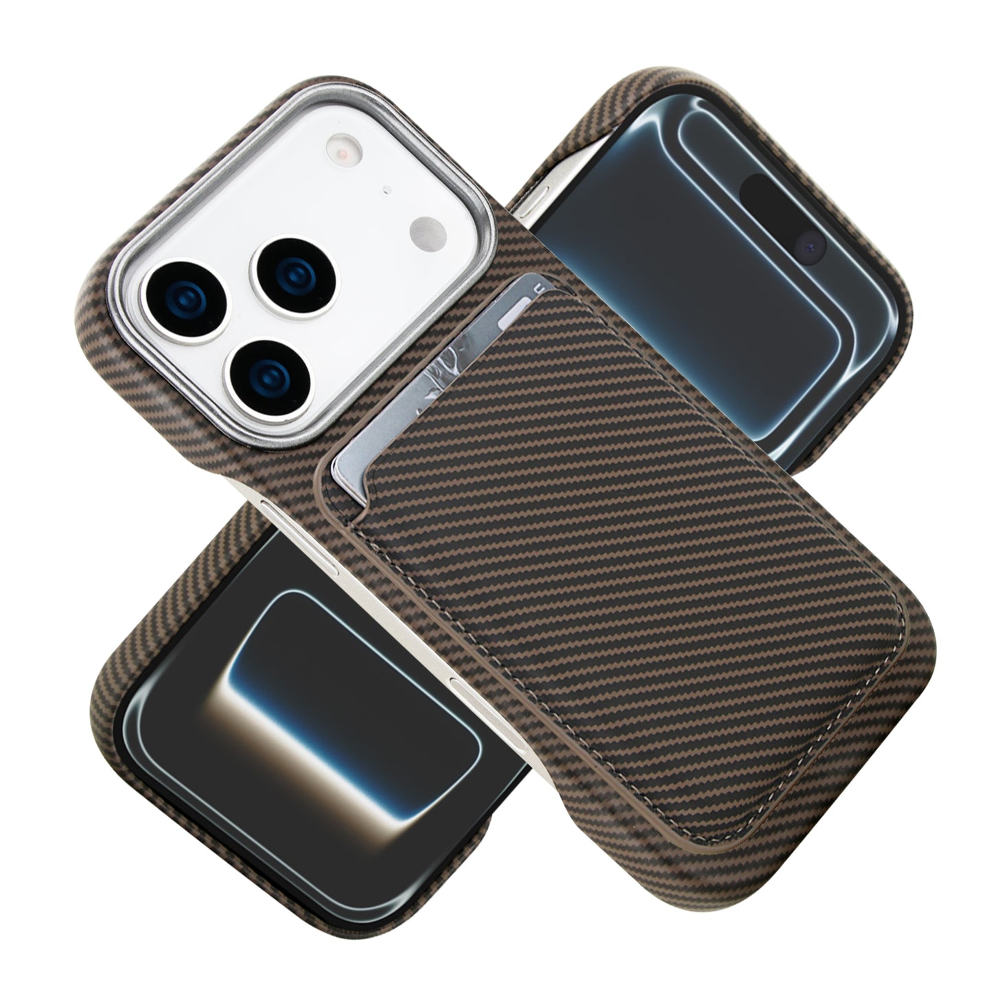 New 2-IN-1 RFID Card Holder Phone Case for iPhone Air/17/17 Pro/17 Pro Max