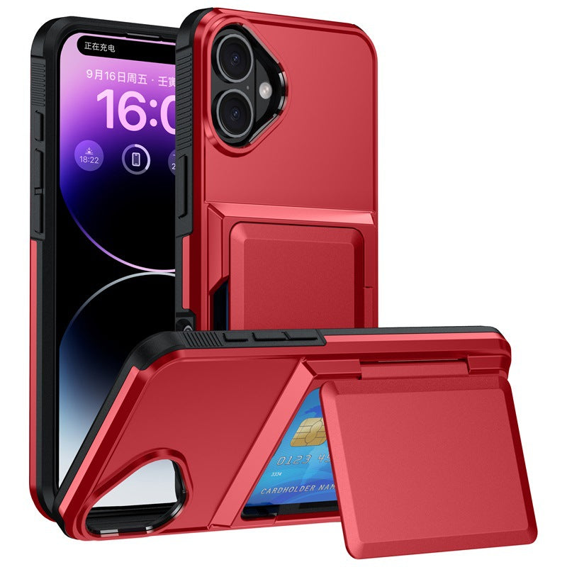 New Card Holder Phone Case for iPhone 16/16 Pro/16 Plus/16 Pro Max