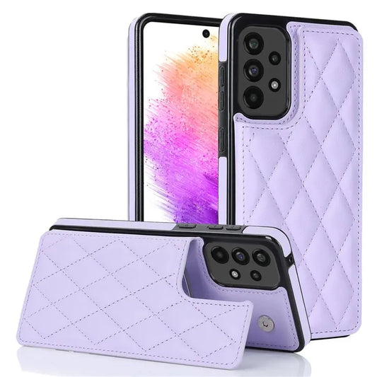 New RFID Blocking PU Leather Card Holder Phone Case for Samsung Galaxy A