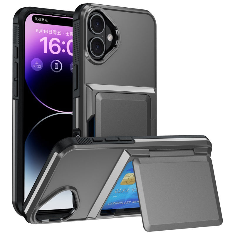 New Card Holder Phone Case for iPhone 16/16 Pro/16 Plus/16 Pro Max