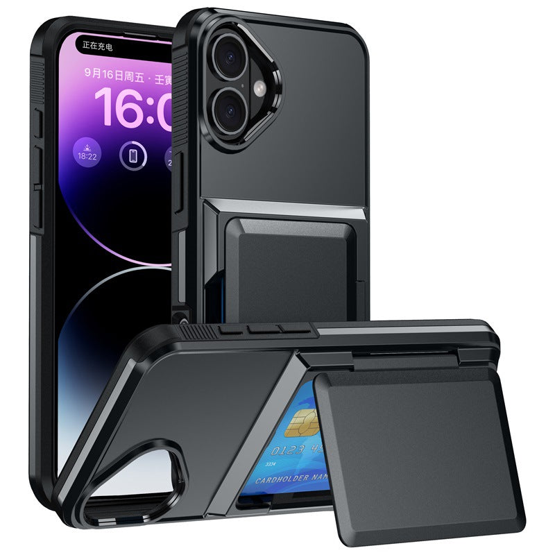 New Card Holder Phone Case for iPhone 16/16 Pro/16 Plus/16 Pro Max