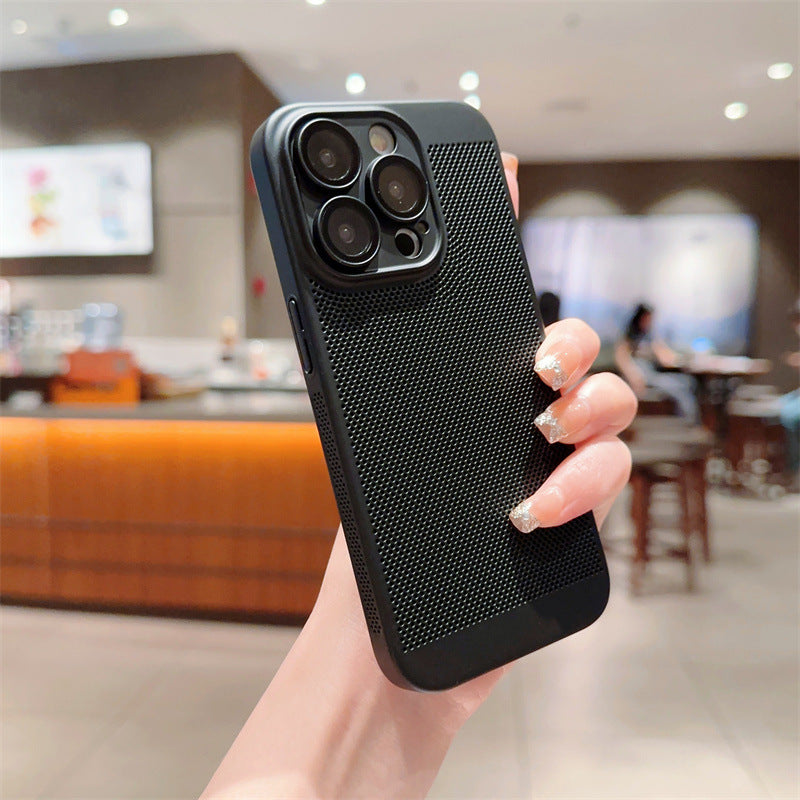 New Cooling Phone Case with Lens Protector for iPhone