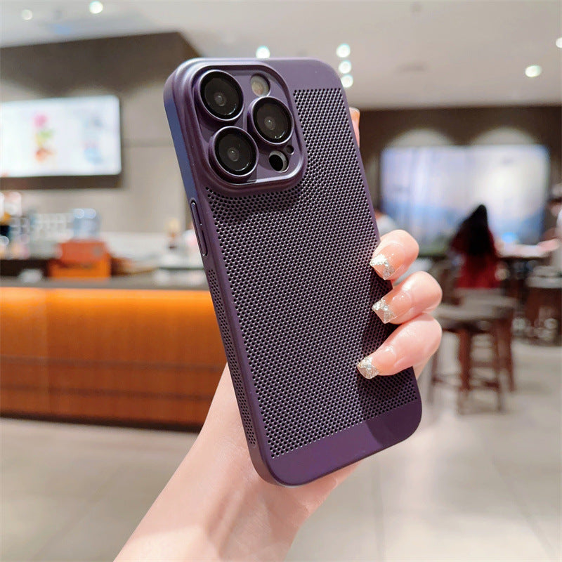 New Cooling Phone Case with Lens Protector for iPhone