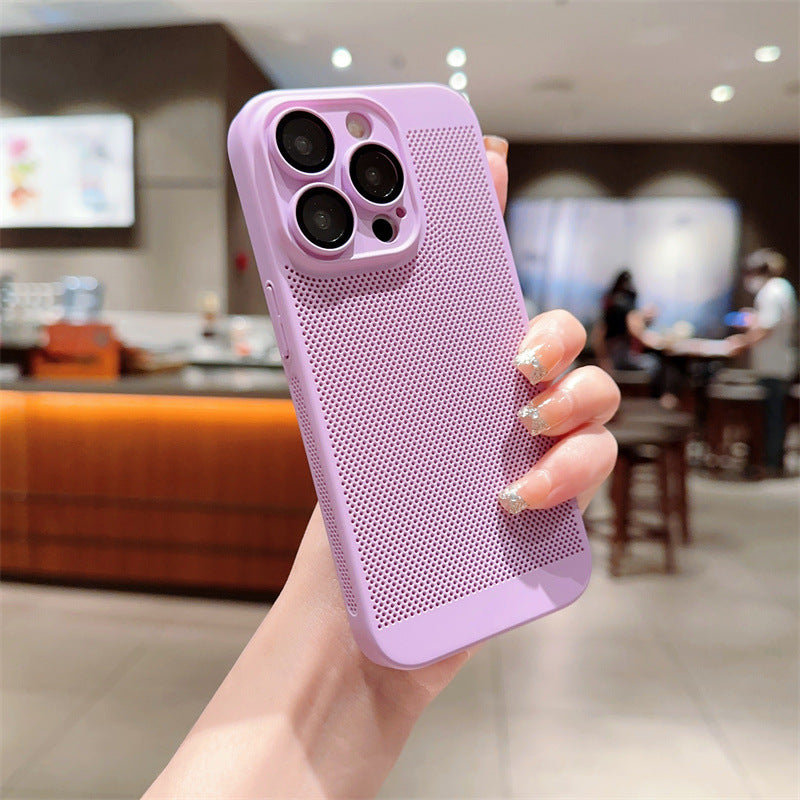 New Cooling Phone Case with Lens Protector for iPhone