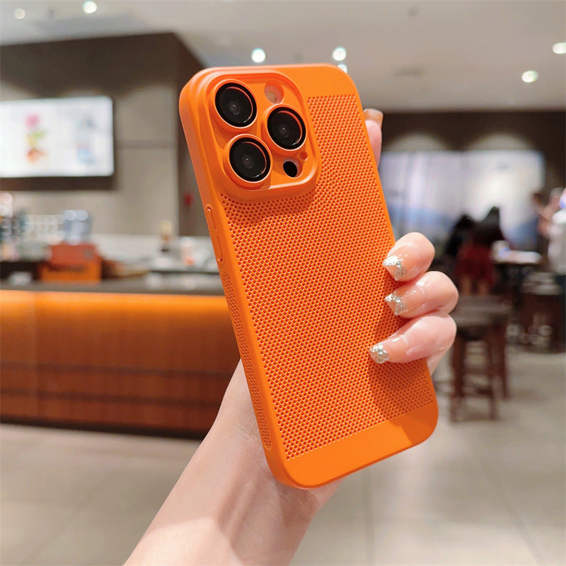 New Cooling Phone Case with Lens Protector for iPhone