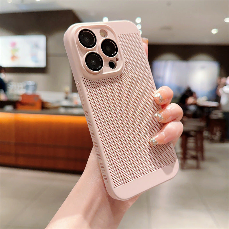 New Cooling Phone Case with Lens Protector for iPhone