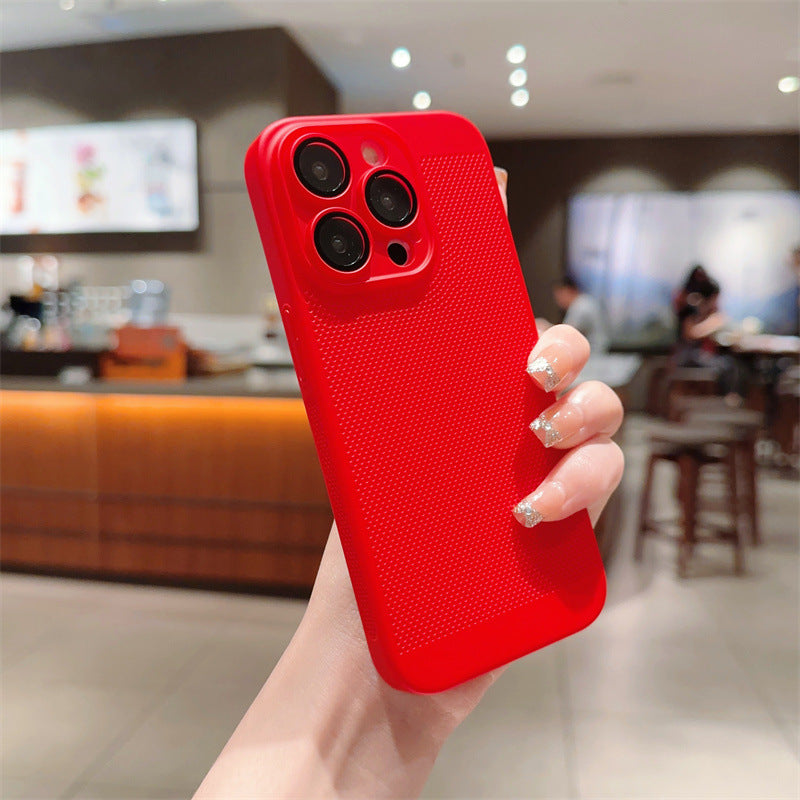 New Cooling Phone Case with Lens Protector for iPhone