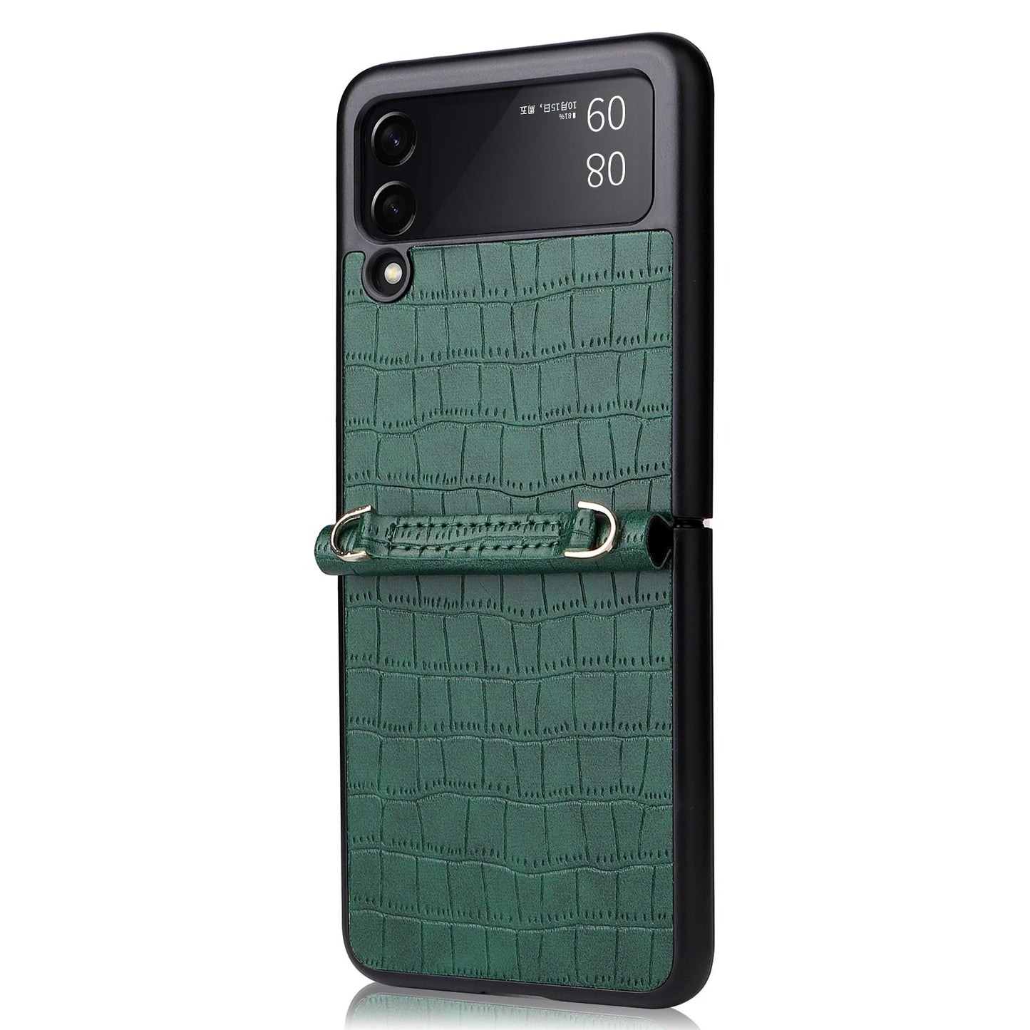 New Pu Leather hand Strap Anti-fall Case for Samsung Galaxy Z Flip 3/Z flip 4