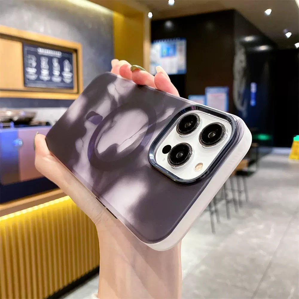 New Ink Color Frosted Silicone Case for iPhone 14/13 (for MagSafe)