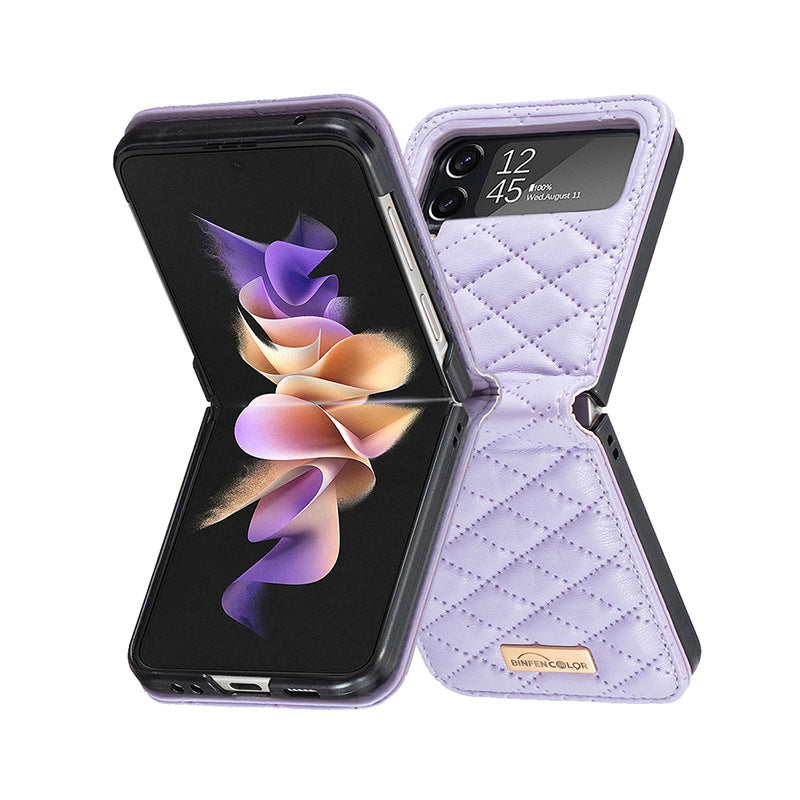 New Pu Leather Case for Samsung Galaxy Z Flip 3/Z flip 4