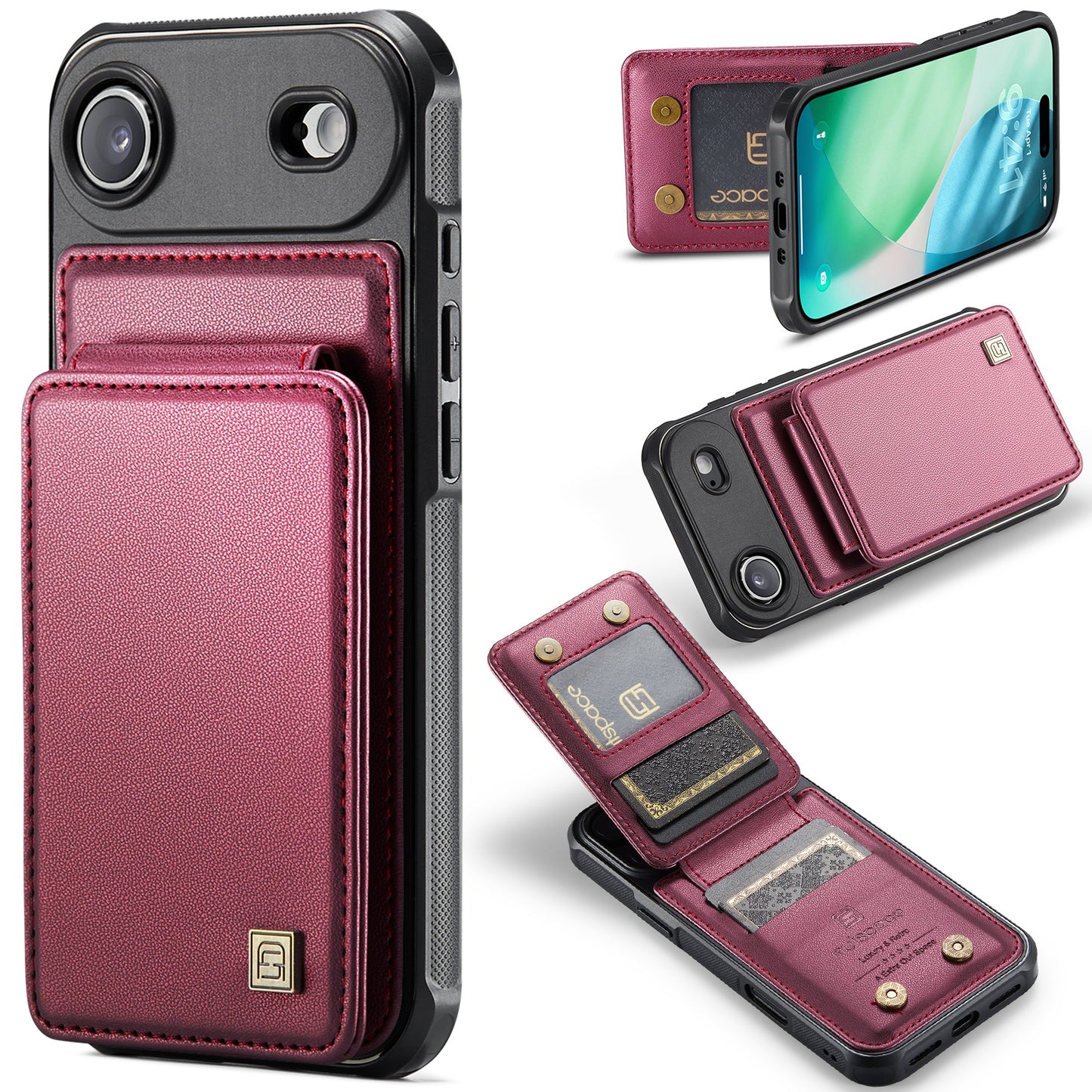 New RFID Blocking Card Holder Phone Case for iPhone Air/17/17 Pro/17 Pro Max