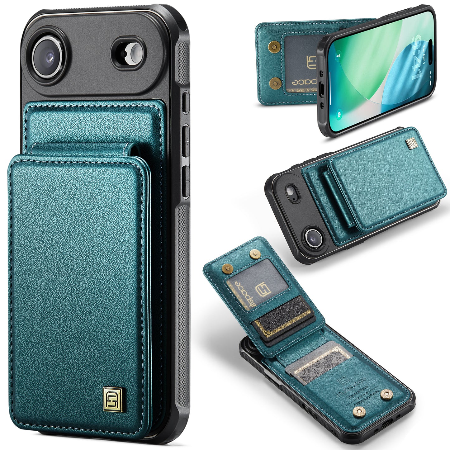 New RFID Blocking Card Holder Phone Case for iPhone Air/17/17 Pro/17 Pro Max