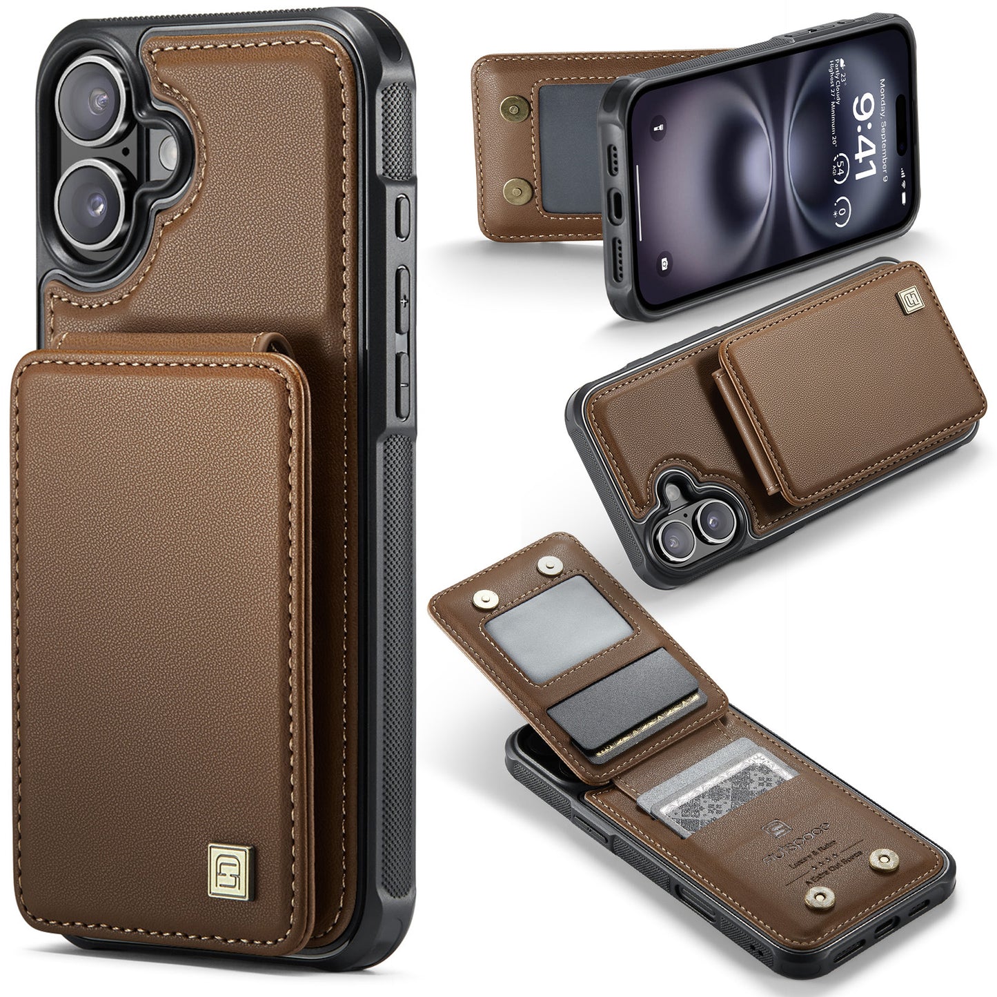 New RFID Blocking Card Holder Phone Case for iPhone Air/17/17 Pro/17 Pro Max