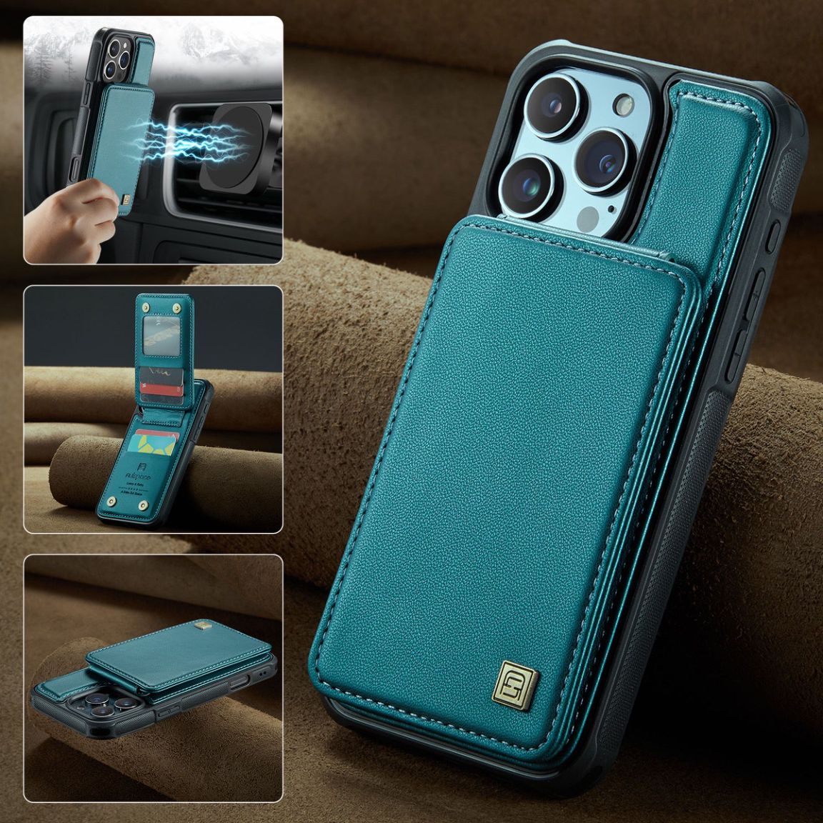 New RFID Blocking Card Holder Phone Case for iPhone