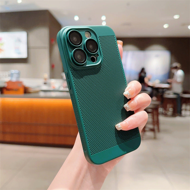 New Cooling Phone Case with Lens Protector for iPhone