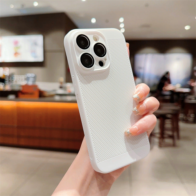New Cooling Phone Case with Lens Protector for iPhone